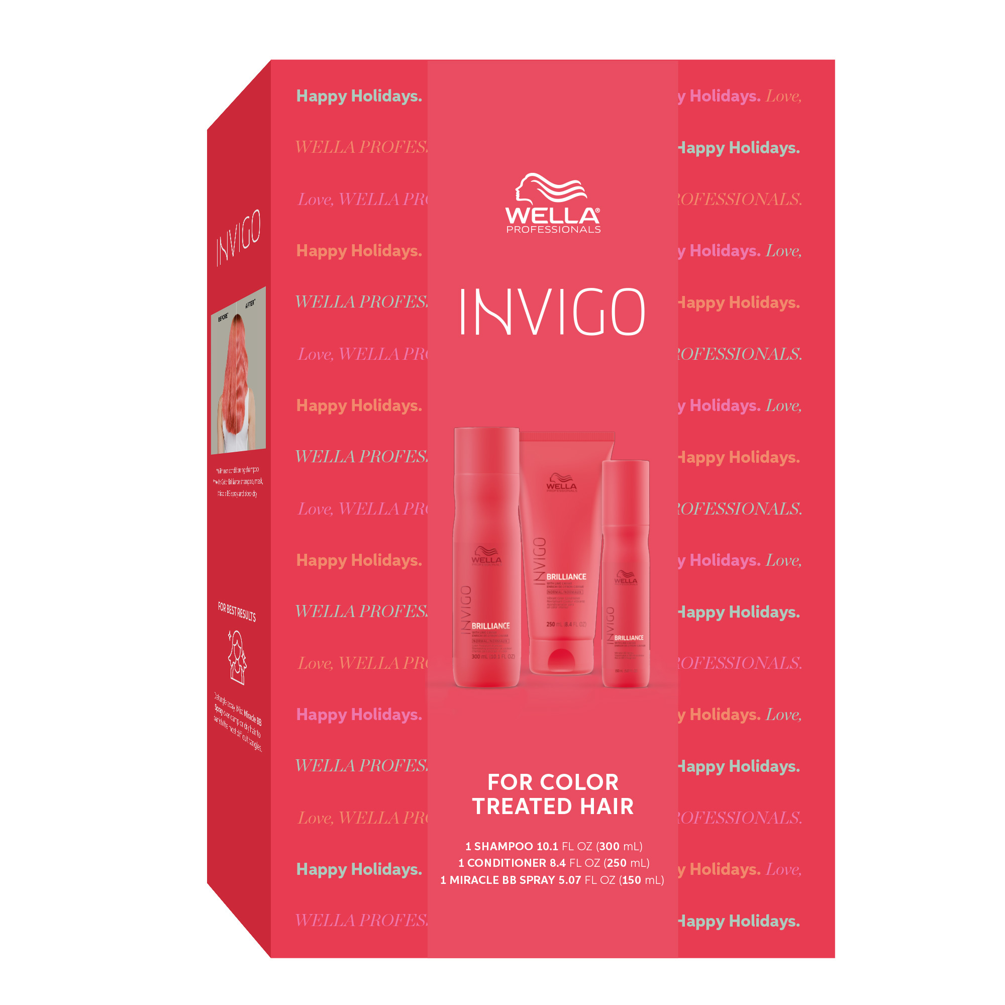 Wella Holiday: Invigo Brilliance Color Protection Kit 3pc