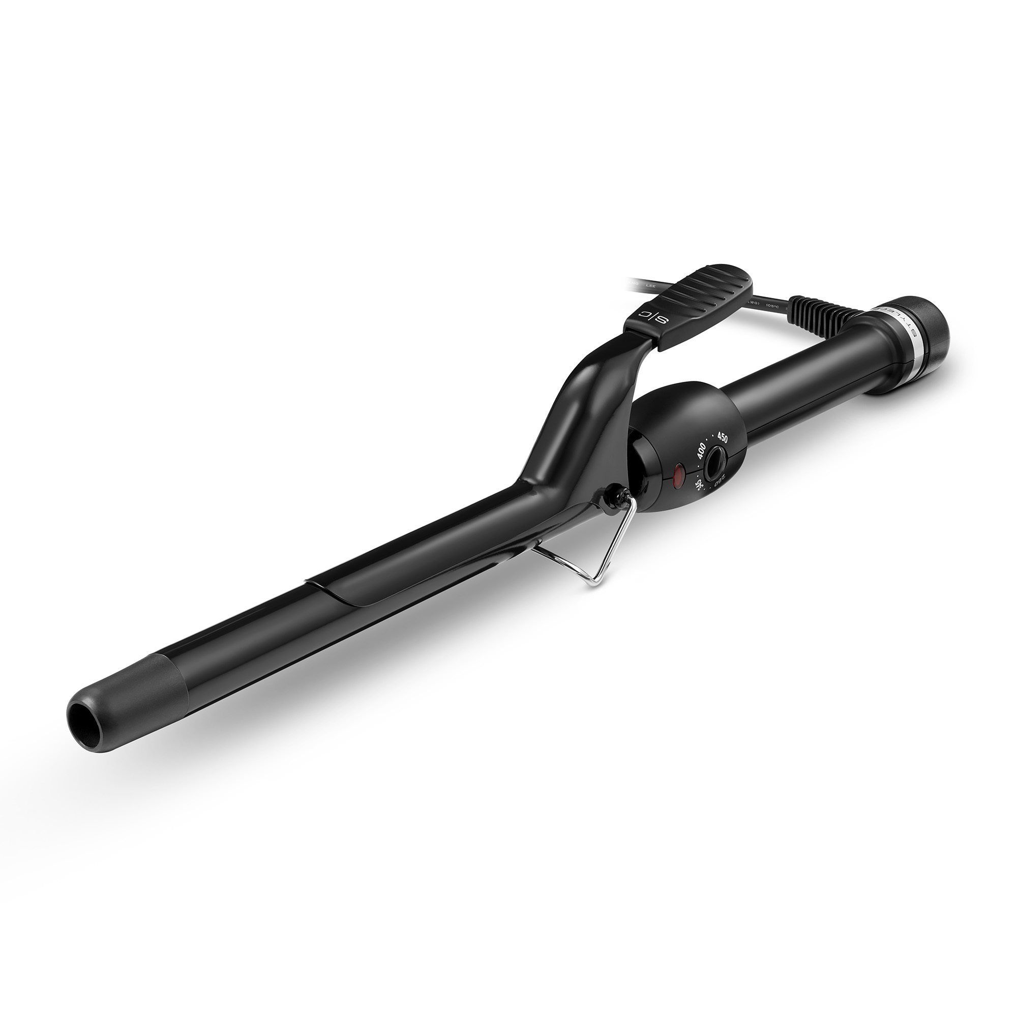 Stylecraft Stay-Temp Extended Barrel Black Curling Iron 0.75"